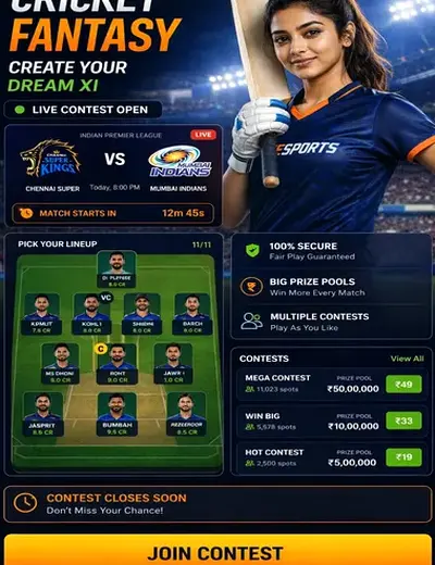 Win (win bet) fantasy cricket & matchday visual 3